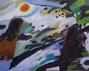 Harmonische Landschaft (n. Kandinsky)